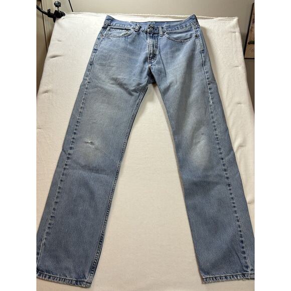 Levi's Other - Levis 505 Jeans Mens 34x34 Red Tab Denim Reg fit Straight Leg WORN vintage 18